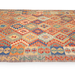 WAZIRI KILIM RUG - 2.43m X 1.75m