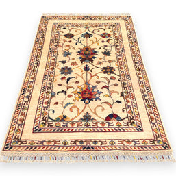 SULTANI - DECORATIVE RUG - CREAM - 1.49m x 0.98m