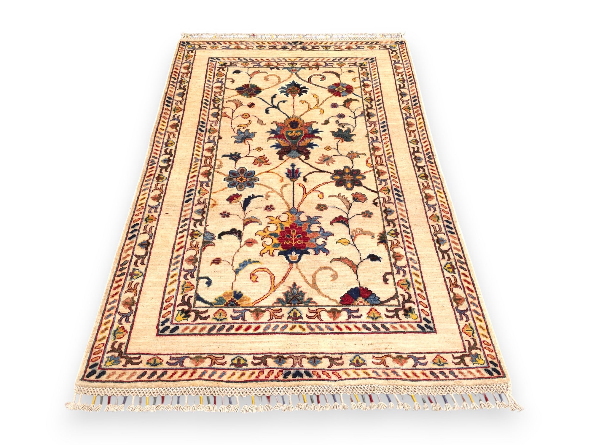 SULTANI - DECORATIVE RUG - CREAM - 1.49m x 0.98m