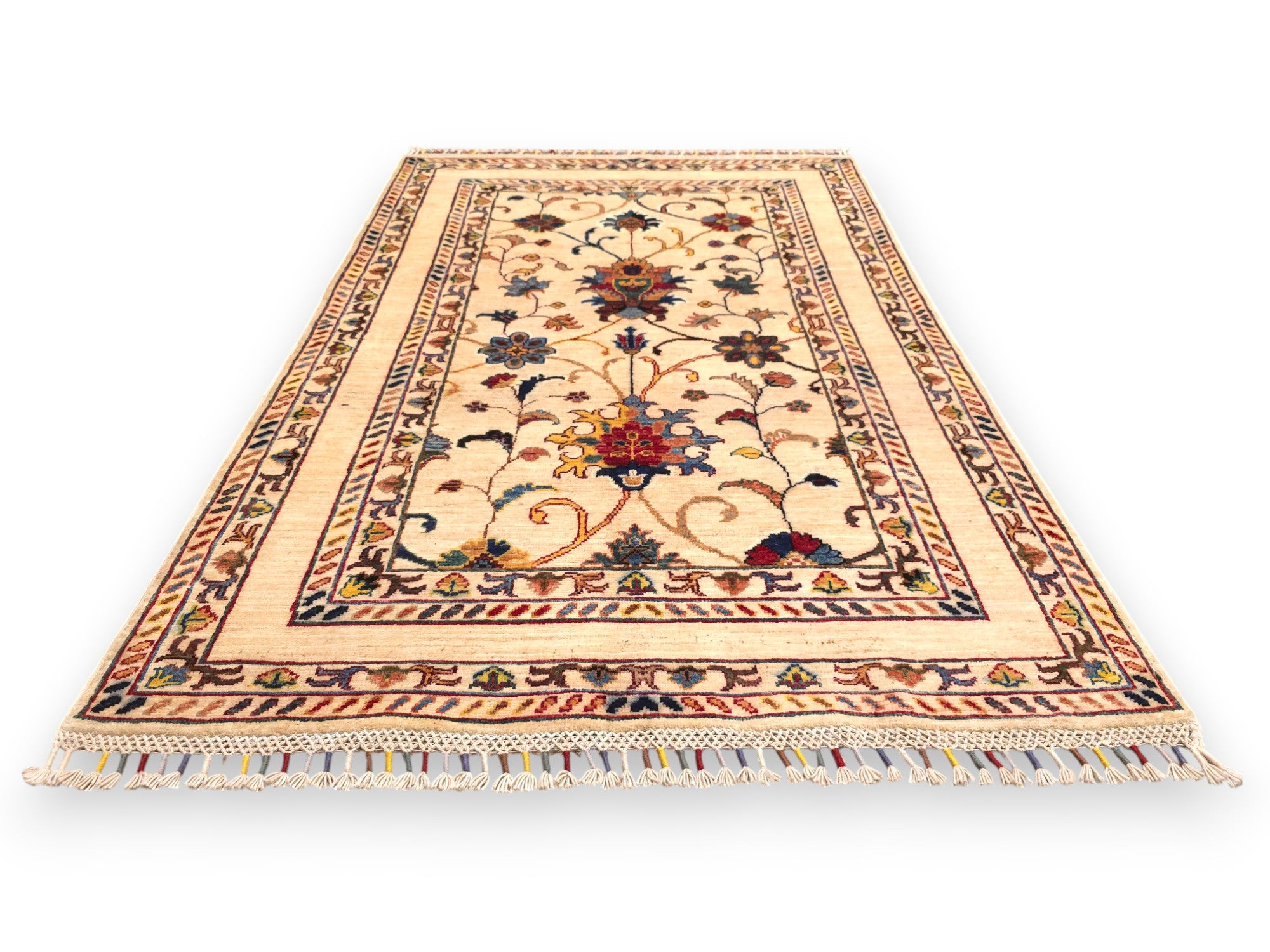 SULTANI - DECORATIVE RUG - CREAM - 1.49m x 0.98m