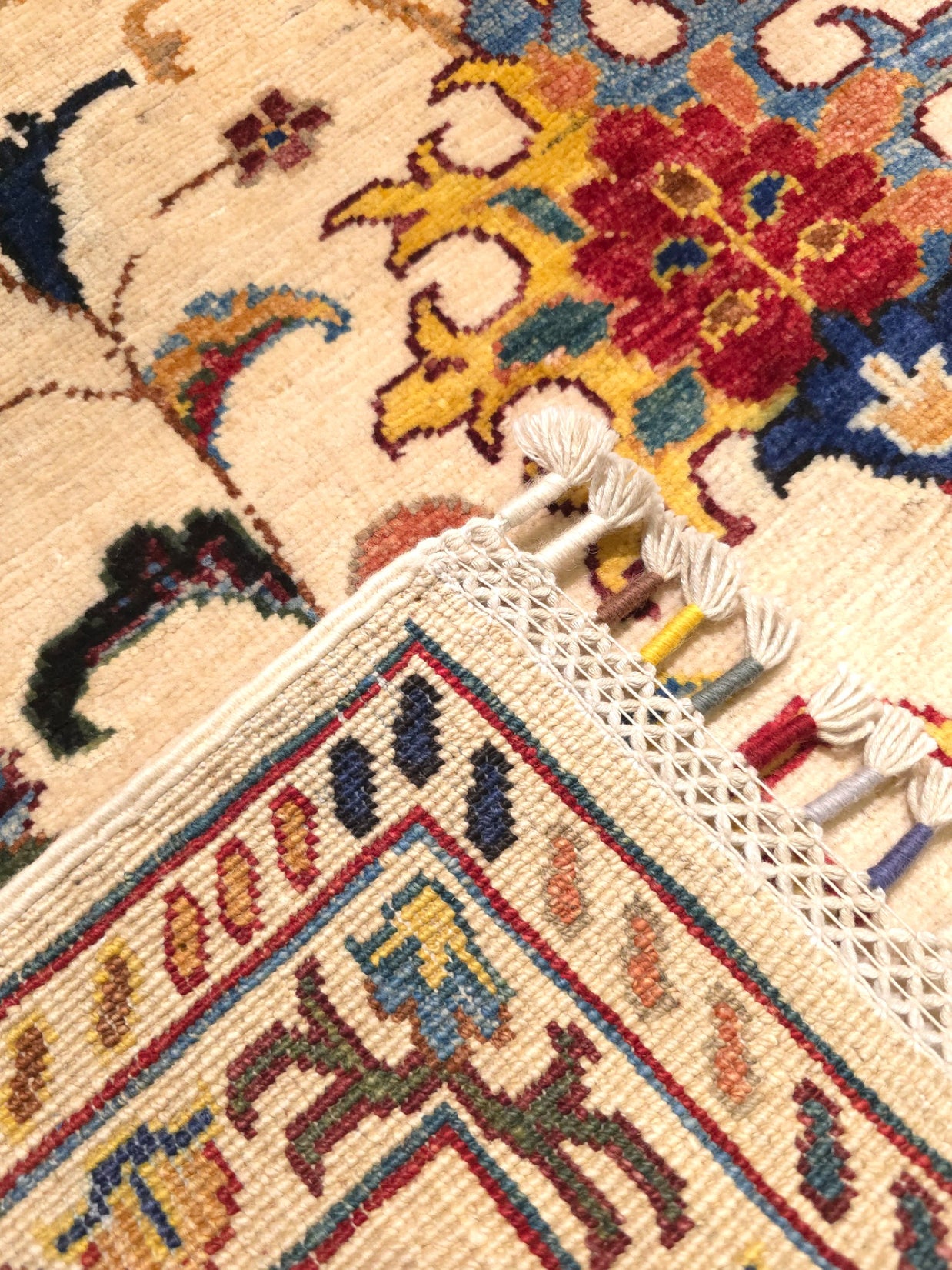 SULTANI - DECORATIVE RUG - CREAM - 1.49m x 0.98m
