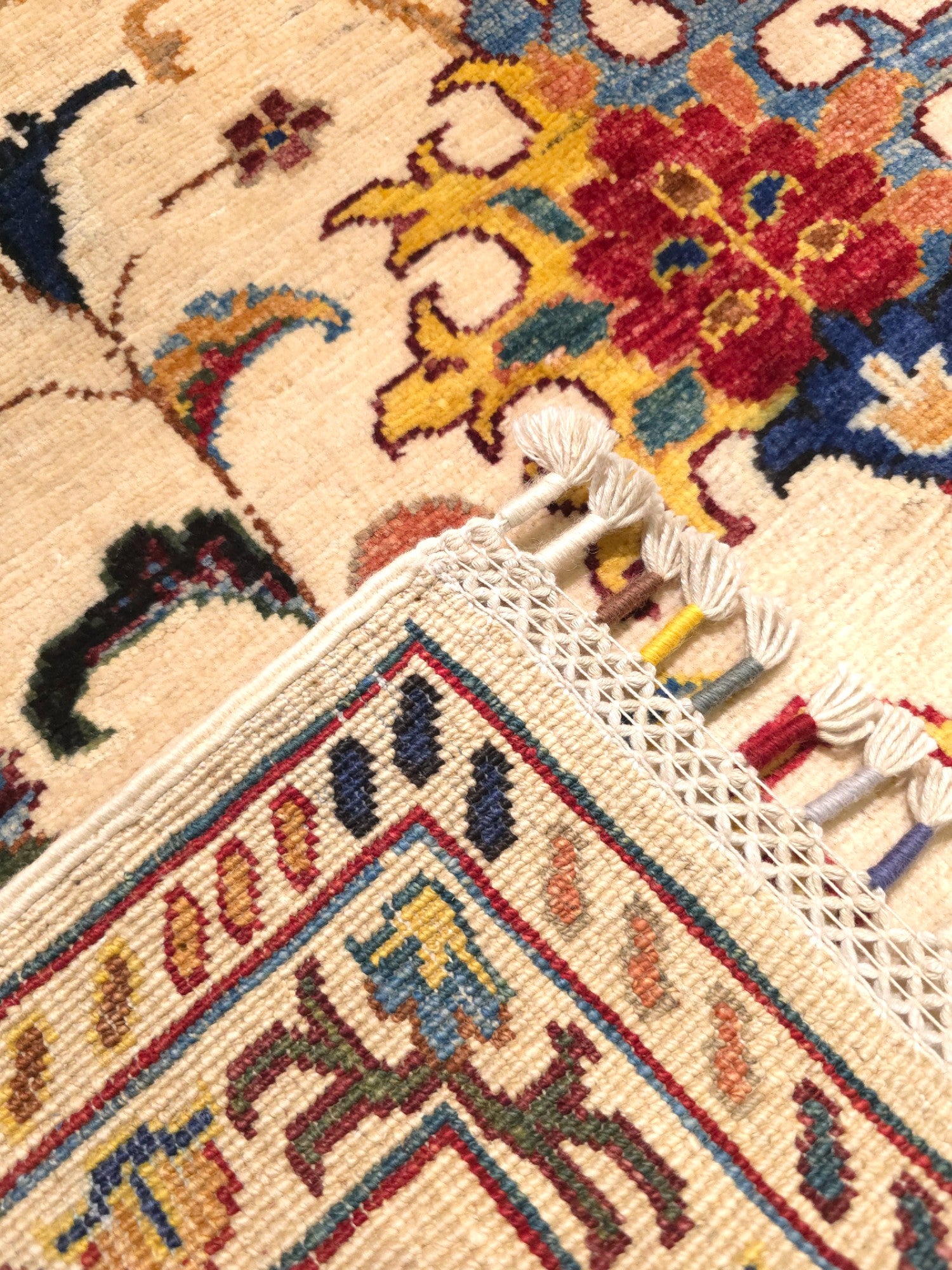 SULTANI - DECORATIVE RUG - CREAM - 1.49m x 0.98m
