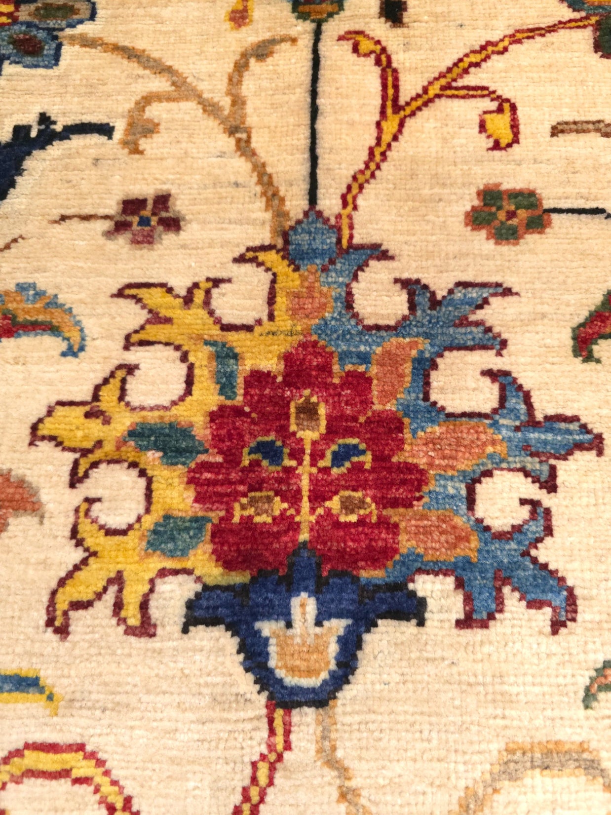 SULTANI - DECORATIVE RUG - CREAM - 1.49m x 0.98m