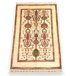 SULTANI - DECORATIVE RUG - CREAM - 1.52m x 1.01m