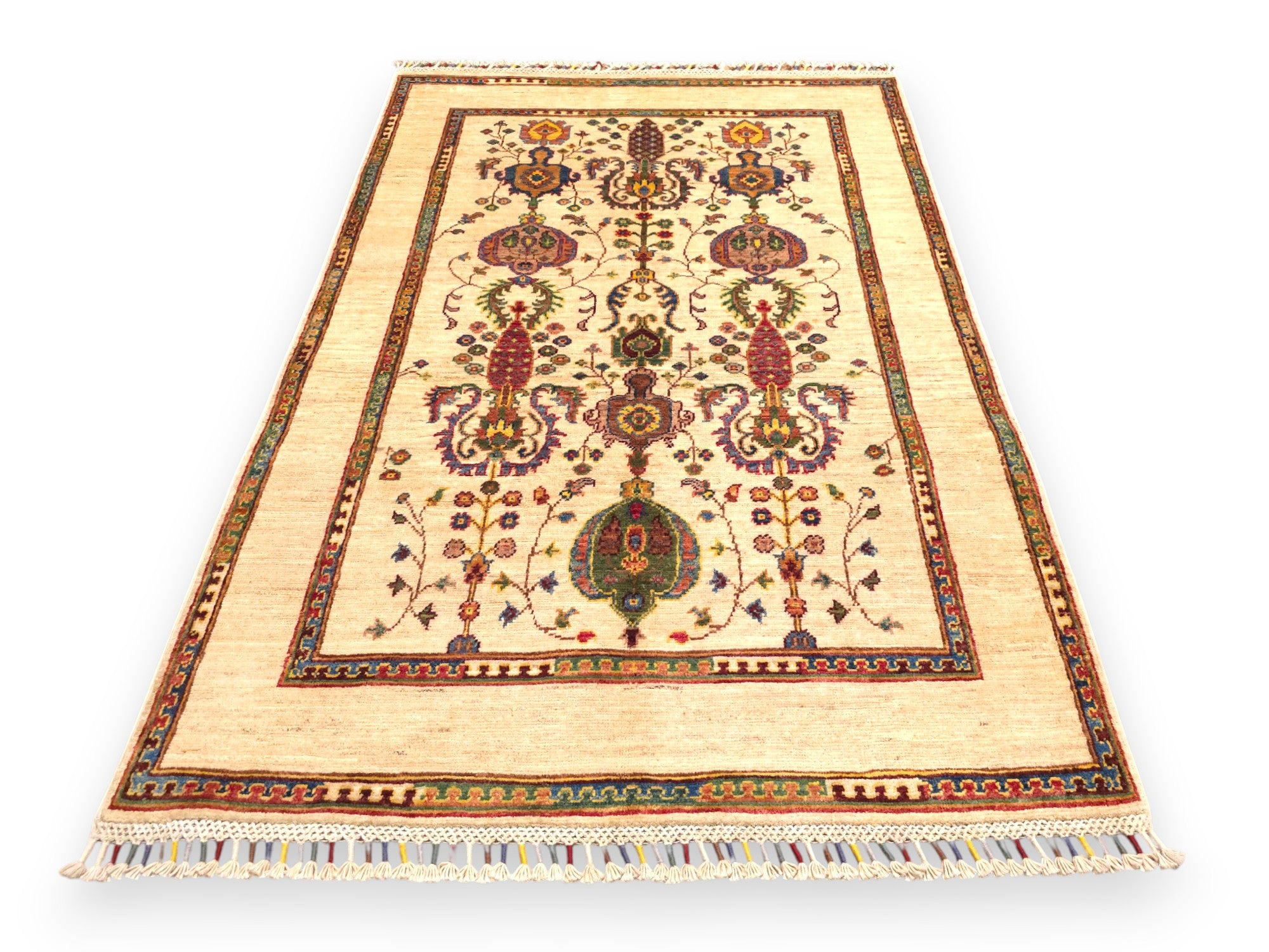 SULTANI - DECORATIVE RUG - CREAM - 1.52m x 1.01m
