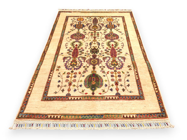 SULTANI - DECORATIVE RUG - CREAM - 1.52m x 1.01m