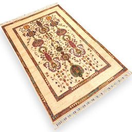 SULTANI - DECORATIVE RUG - CREAM - 1.52m x 1.01m
