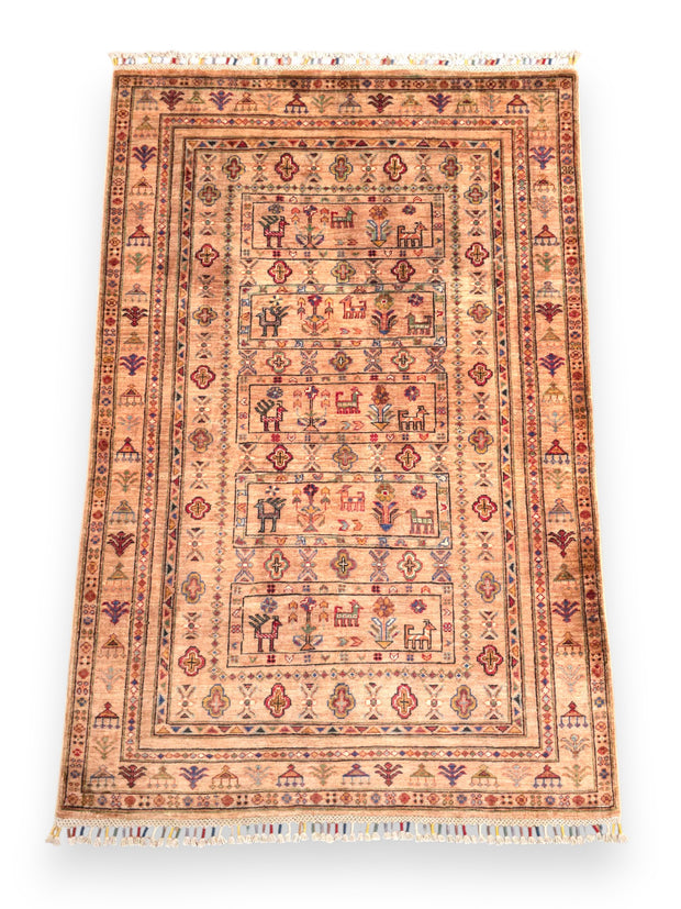 NOMADIC DECORATIVE RUG - BEIGE - 1.80m x 1.18m
