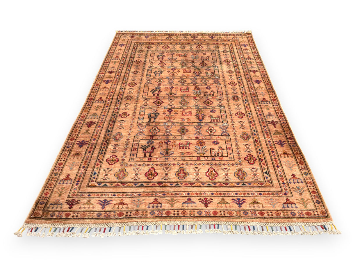 NOMADIC DECORATIVE RUG - BEIGE - 1.80m x 1.18m