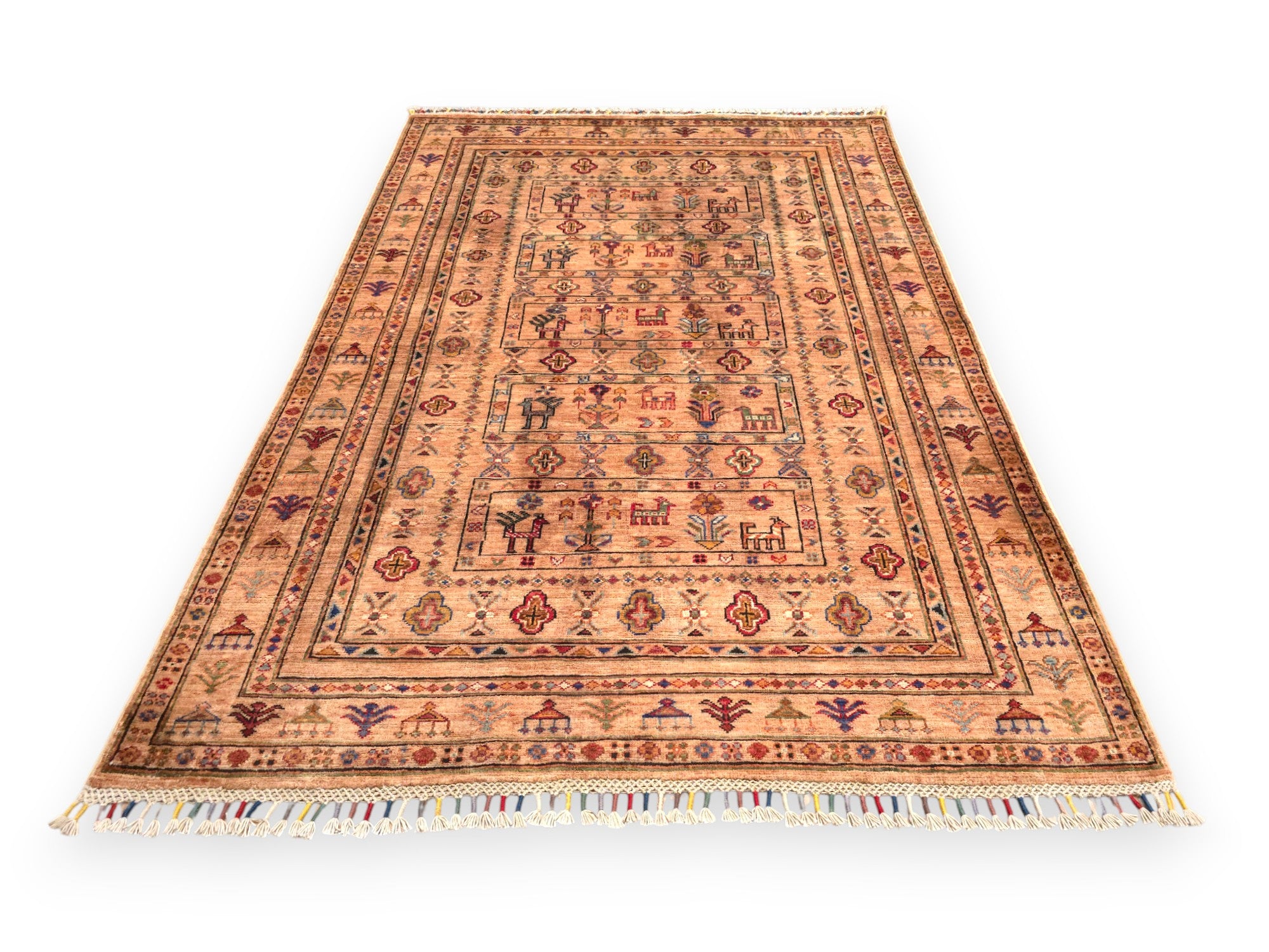 NOMADIC DECORATIVE RUG - BEIGE - 1.80m x 1.18m