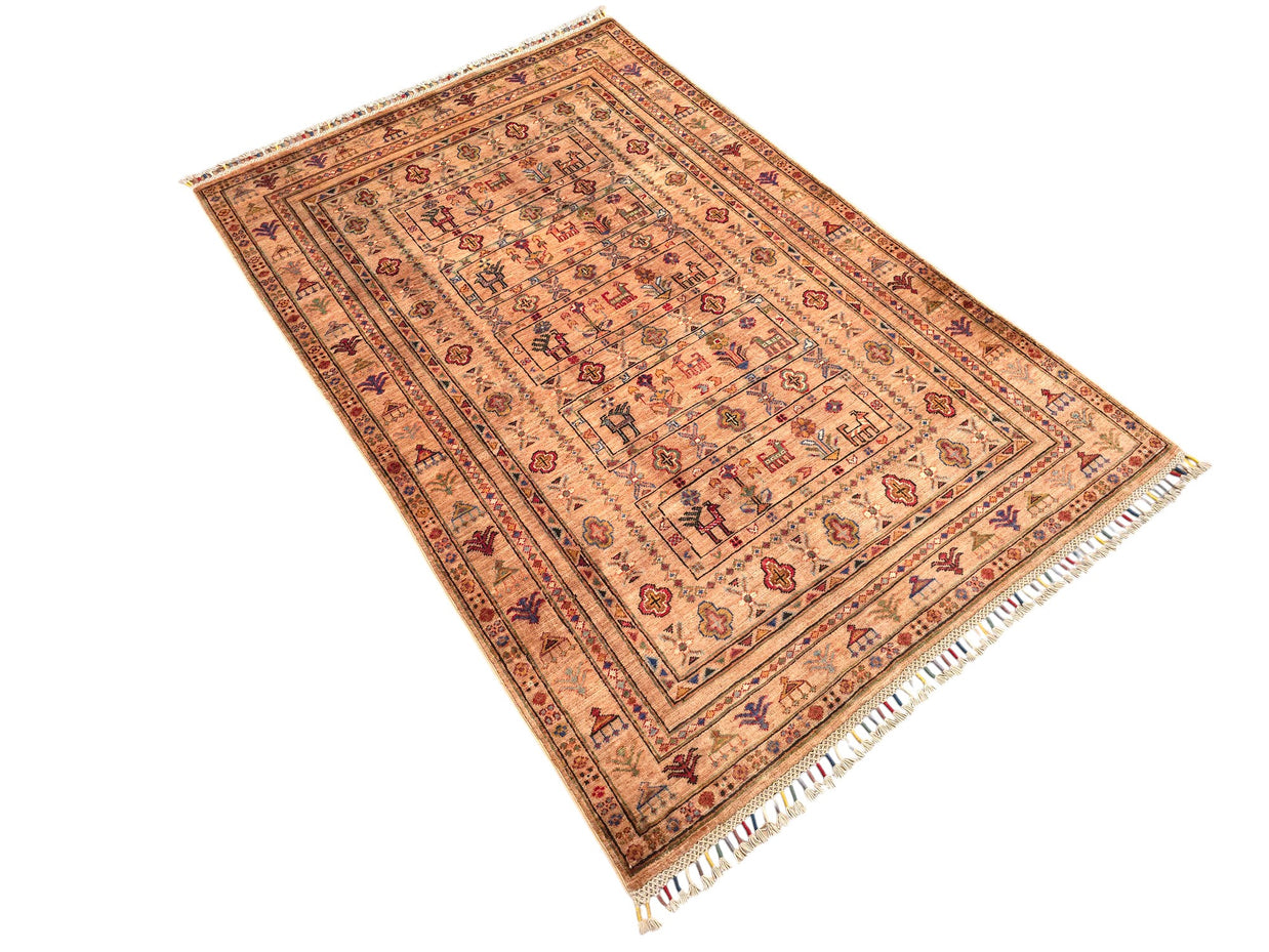 NOMADIC DECORATIVE RUG - BEIGE - 1.80m x 1.18m