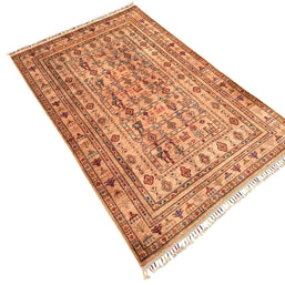 NOMADIC DECORATIVE RUG - BEIGE - 1.80m x 1.18m