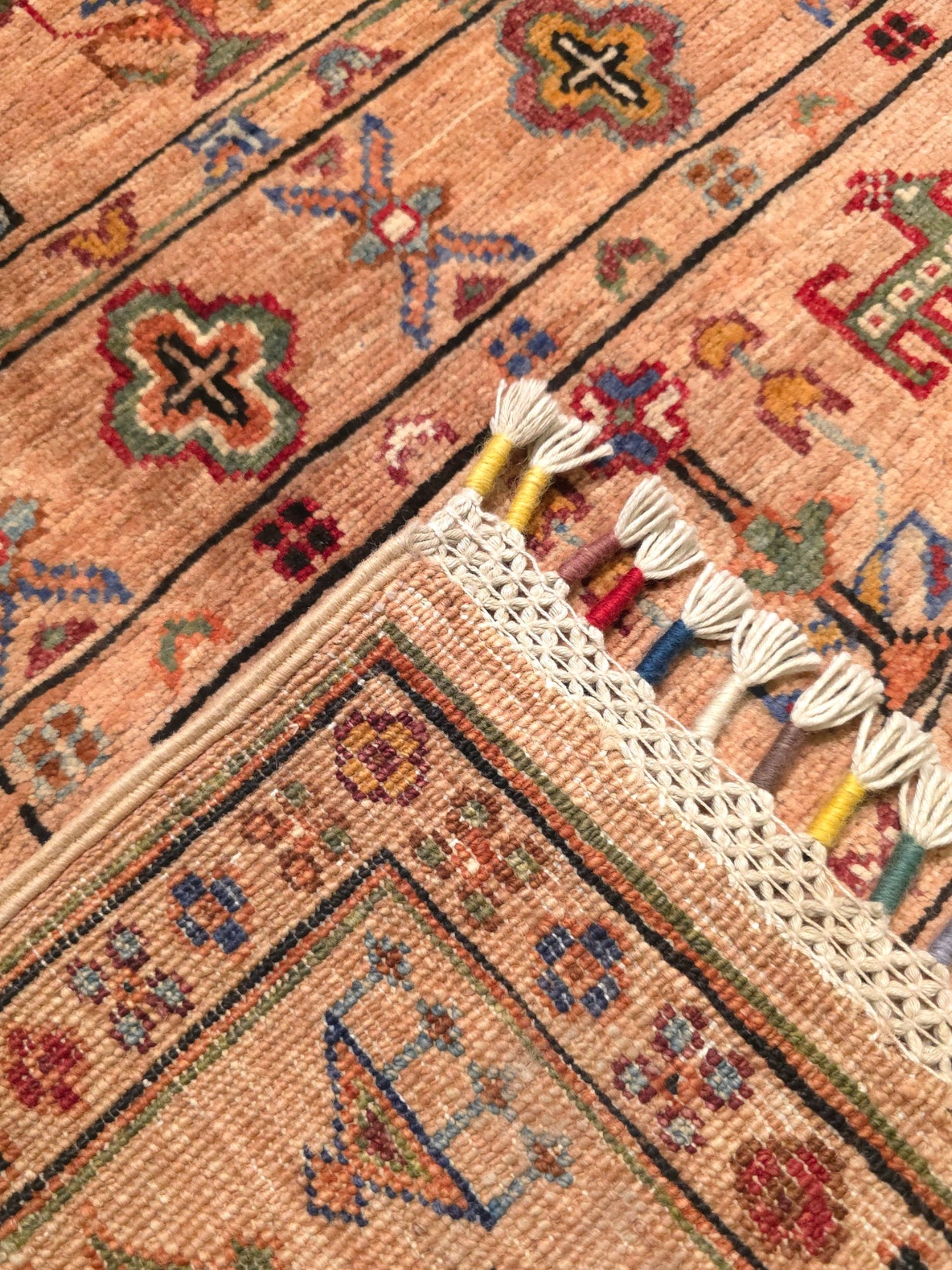 NOMADIC DECORATIVE RUG - BEIGE - 1.80m x 1.18m