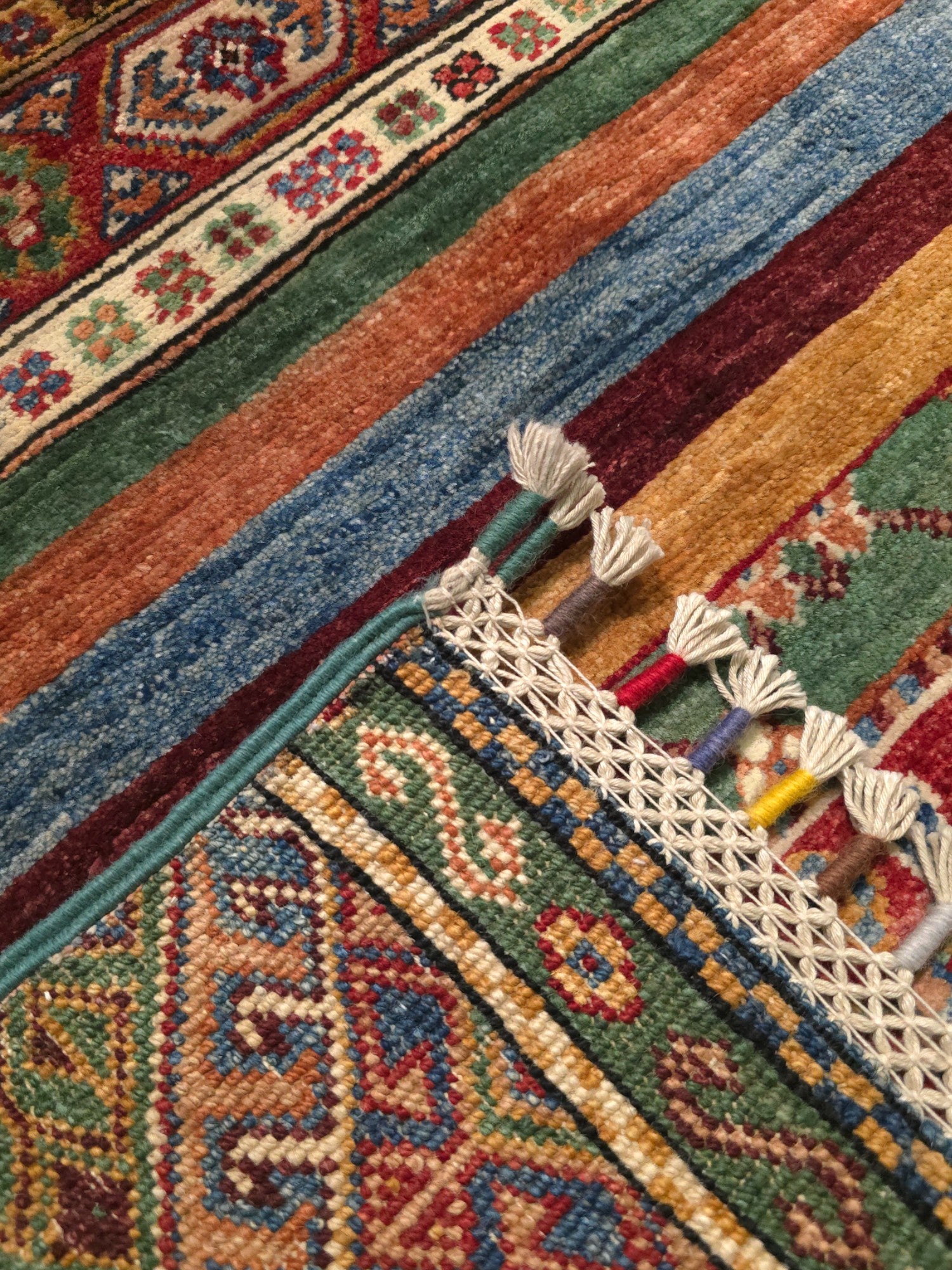KHORJIN WOOLEN RUG- 1.87m x 1.16m