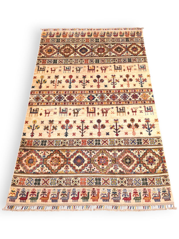 NOMADIC WOOLEN DECORATIVE RUG - 1.88m x 1.20m