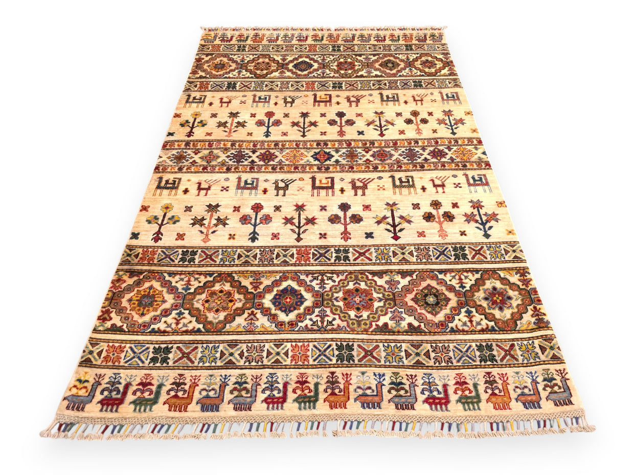 NOMADIC WOOLEN DECORATIVE RUG - 1.88m x 1.20m