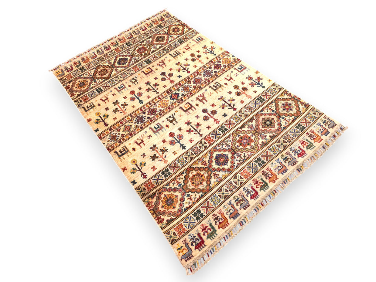 NOMADIC WOOLEN DECORATIVE RUG - 1.88m x 1.20m