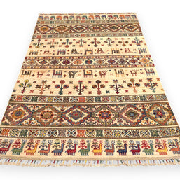 NOMADIC HANDMADE DECORATIVE RUG  - 1.78m x 1.16m