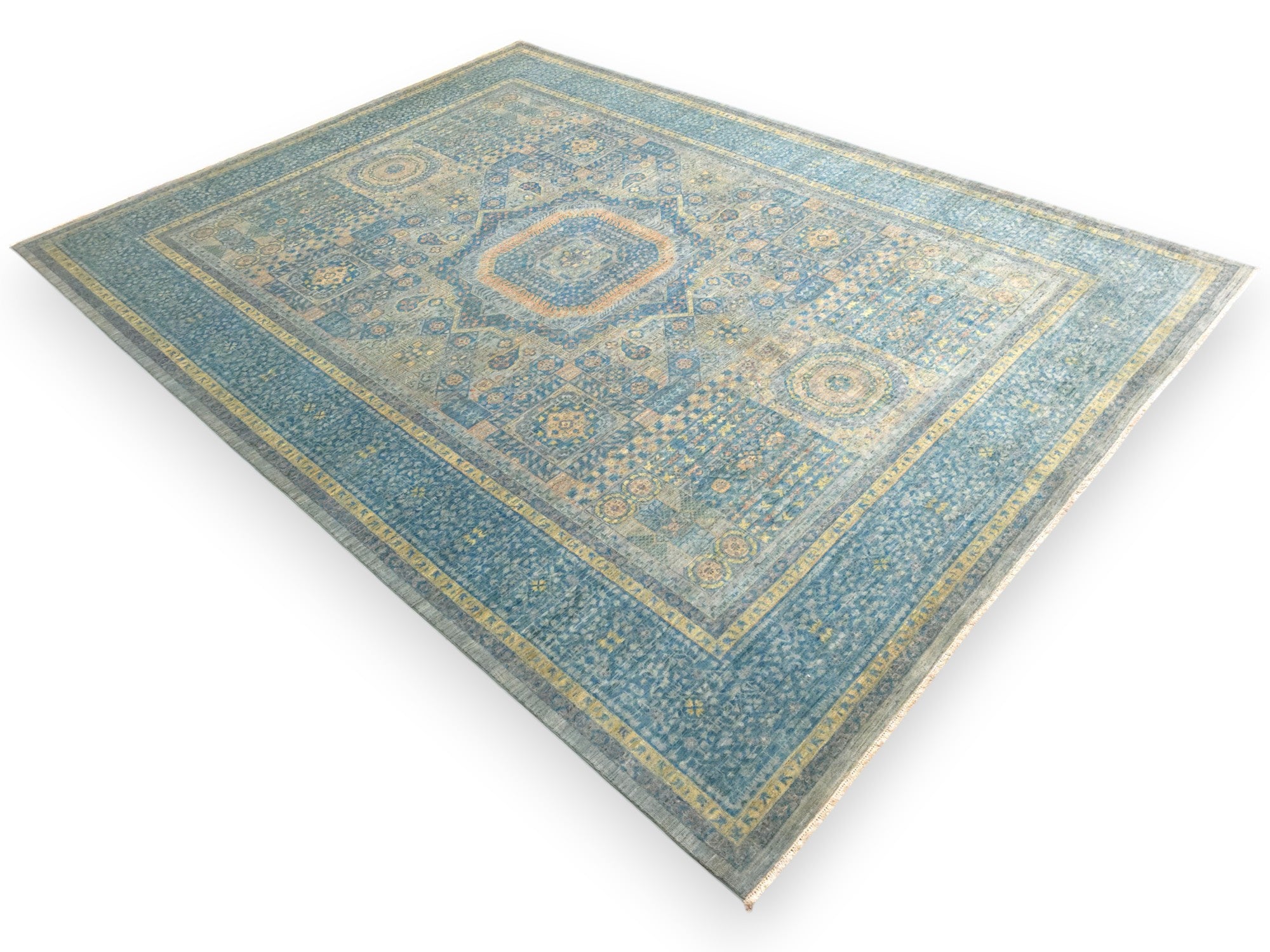 EXCLUSIVE MAMLOUK - Blue - 3.51m x 2.53m