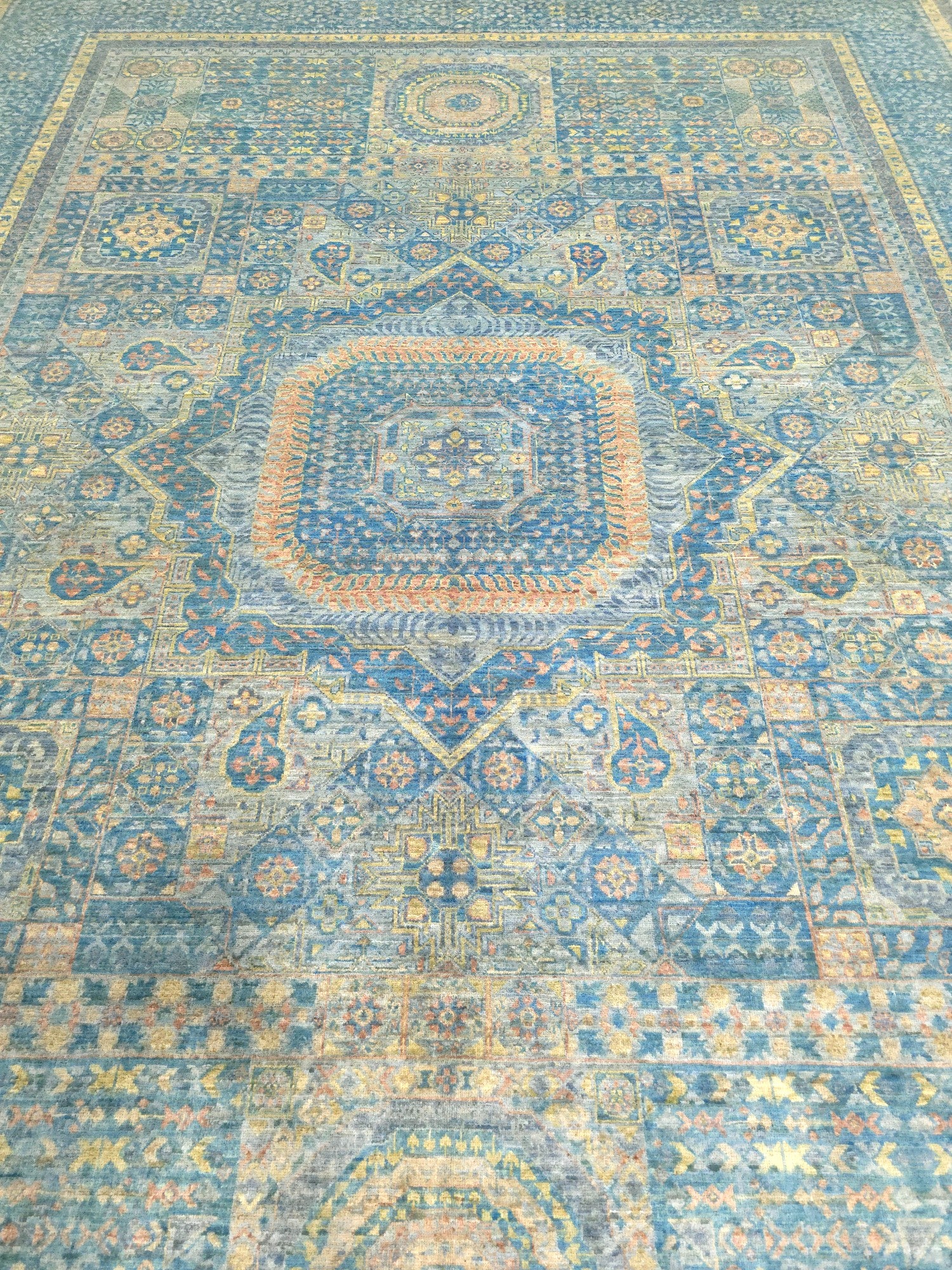EXCLUSIVE MAMLOUK - Blue - 3.51m x 2.53m