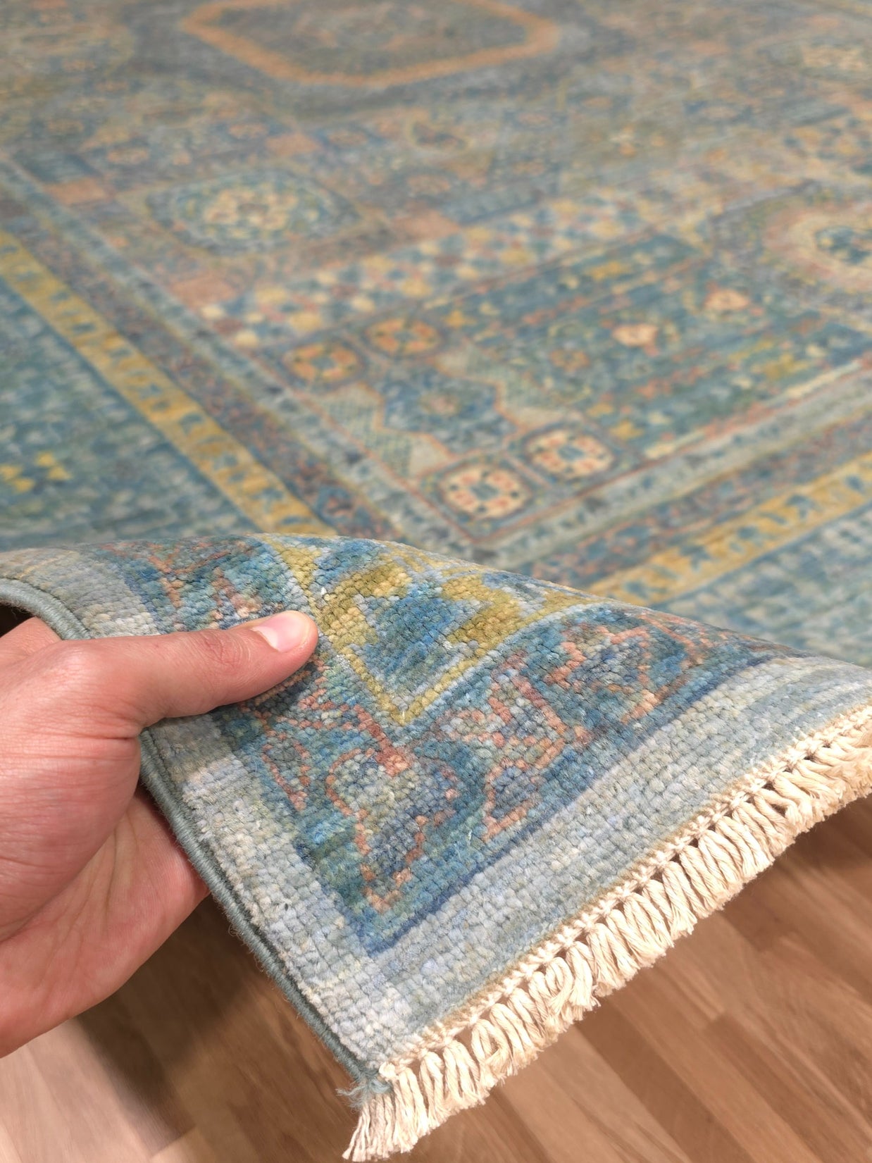 EXCLUSIVE MAMLOUK - Blue - 2.34m x 1.78m