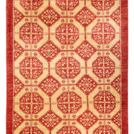 MODERN AFGHAN - Red Beige -  3.15m x 2.09m
