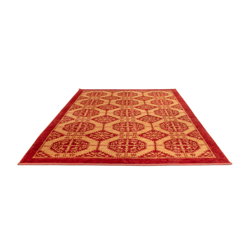 MODERN AFGHAN - Red Beige -  3.15m x 2.09m