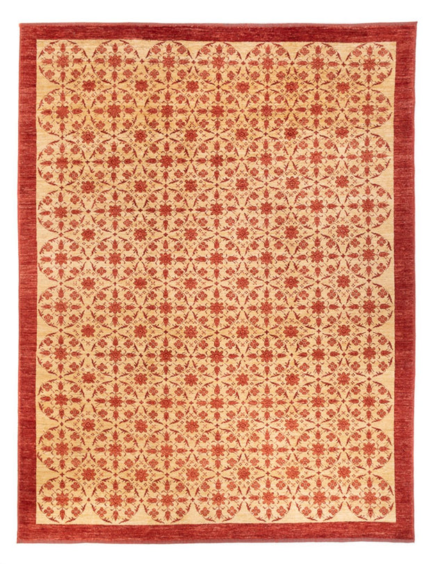 AFGHAN RUG - Red -  3.06m x 2.37m