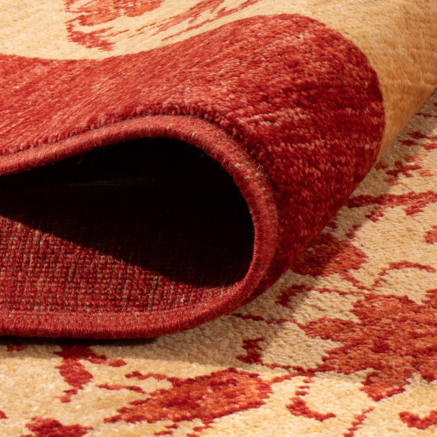 AFGHAN RUG - Red -  3.06m x 2.37m
