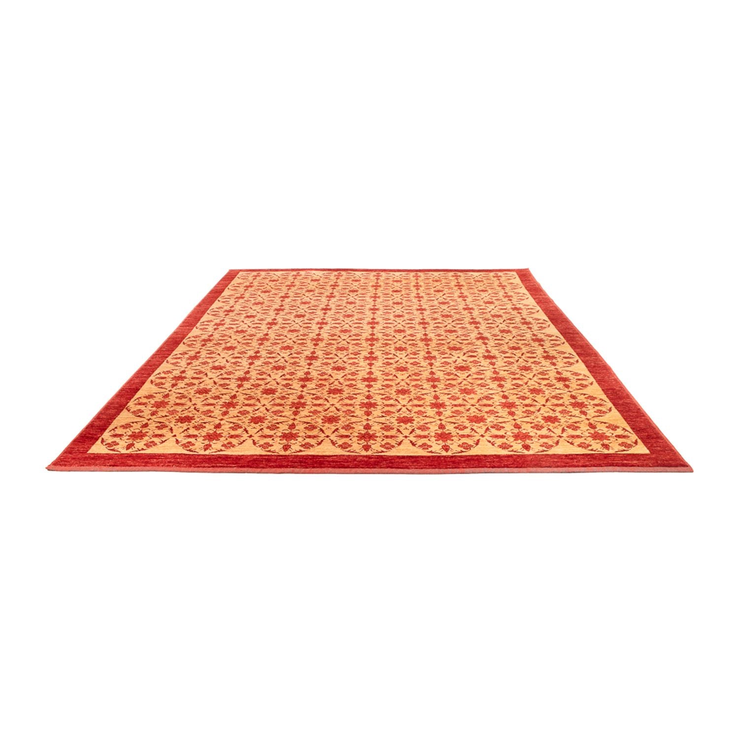 AFGHAN RUG - Red -  3.06m x 2.37m