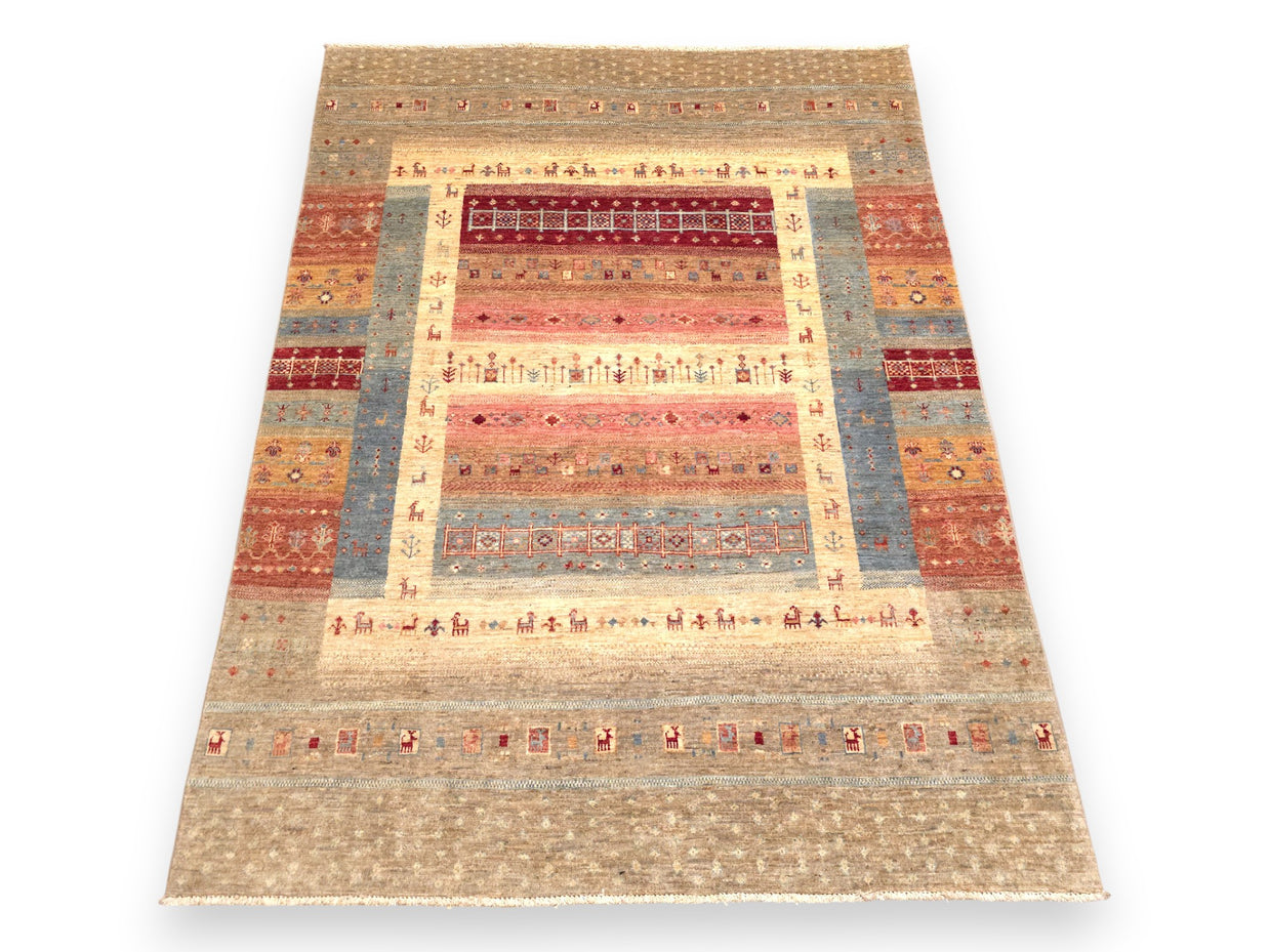 GABBEH DECORATIVE RUG - 2.01m x 1.51m
