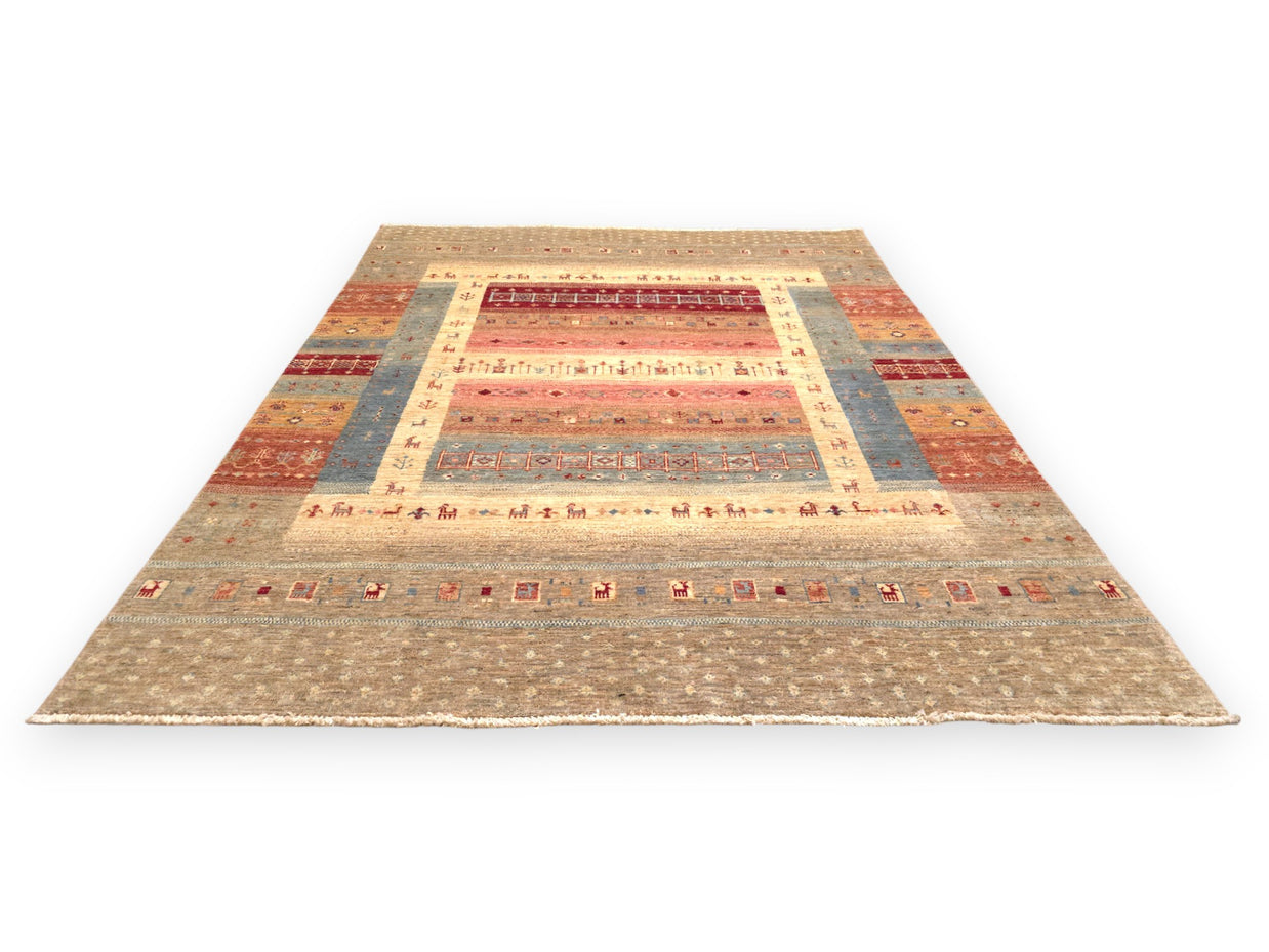 GABBEH DECORATIVE RUG - 2.01m x 1.51m