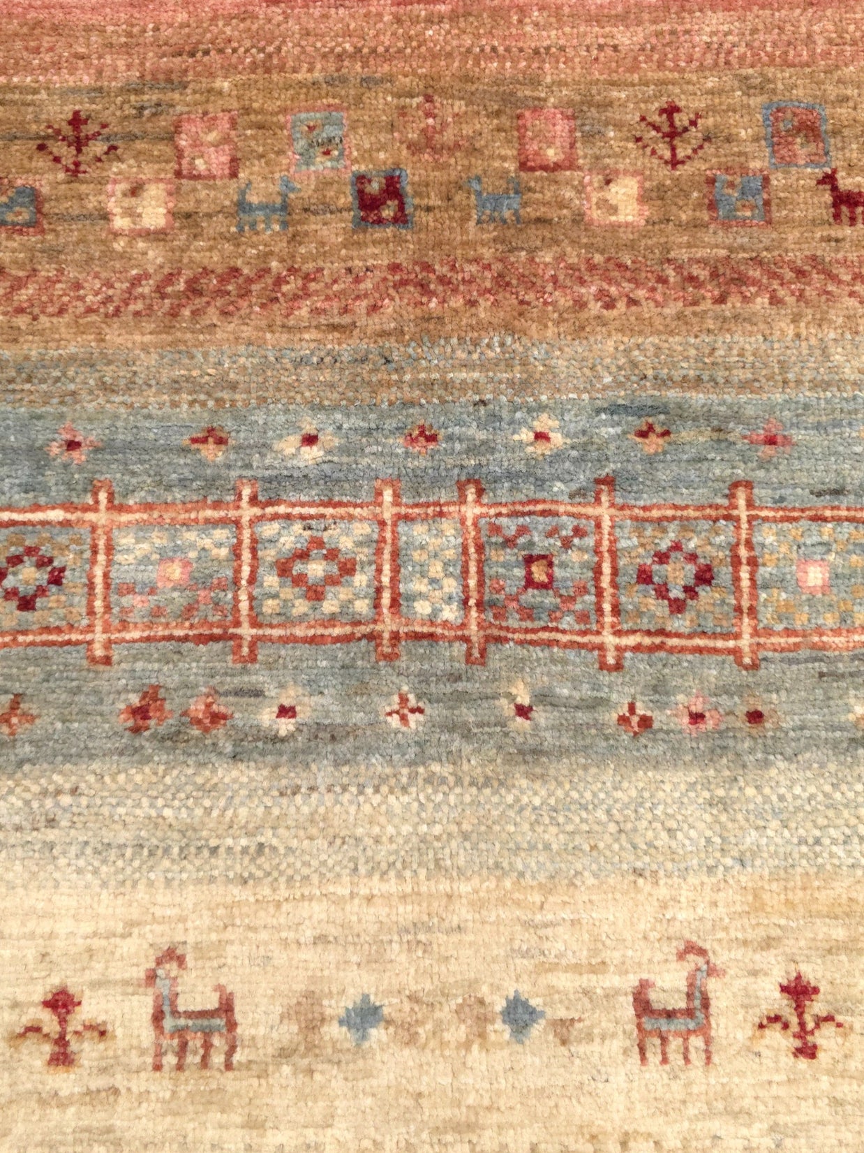 GABBEH DECORATIVE RUG - 2.01m x 1.51m