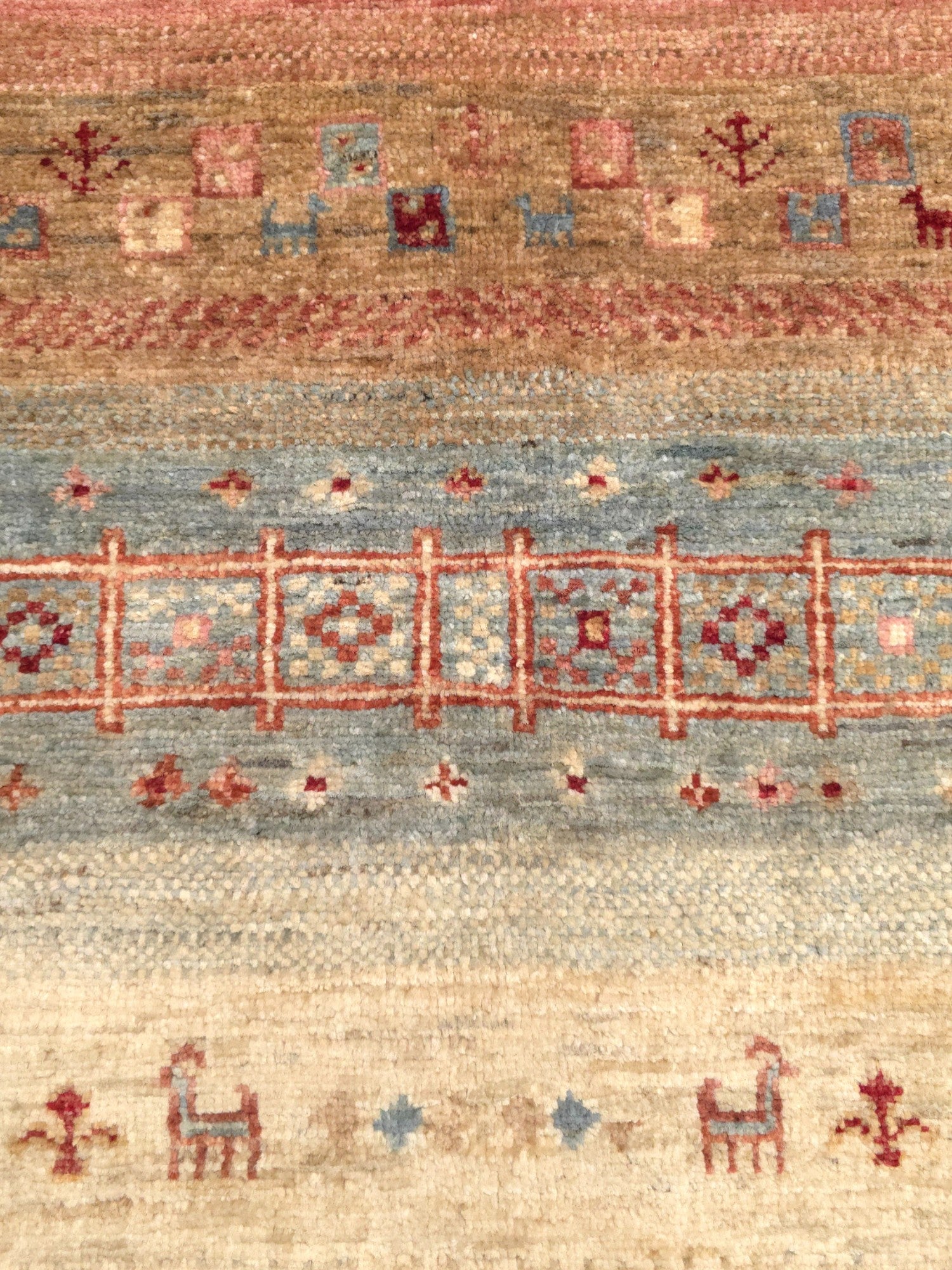 GABBEH DECORATIVE RUG - 2.01m x 1.51m