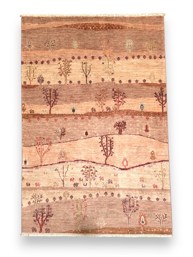 GABBEH DECORATIVE RUG - 1.51m x 1.01m