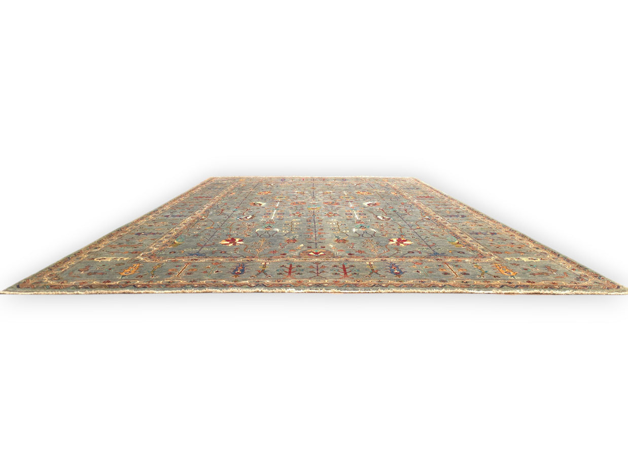 SULTANI - GREY - 3.78m x 2.74m
