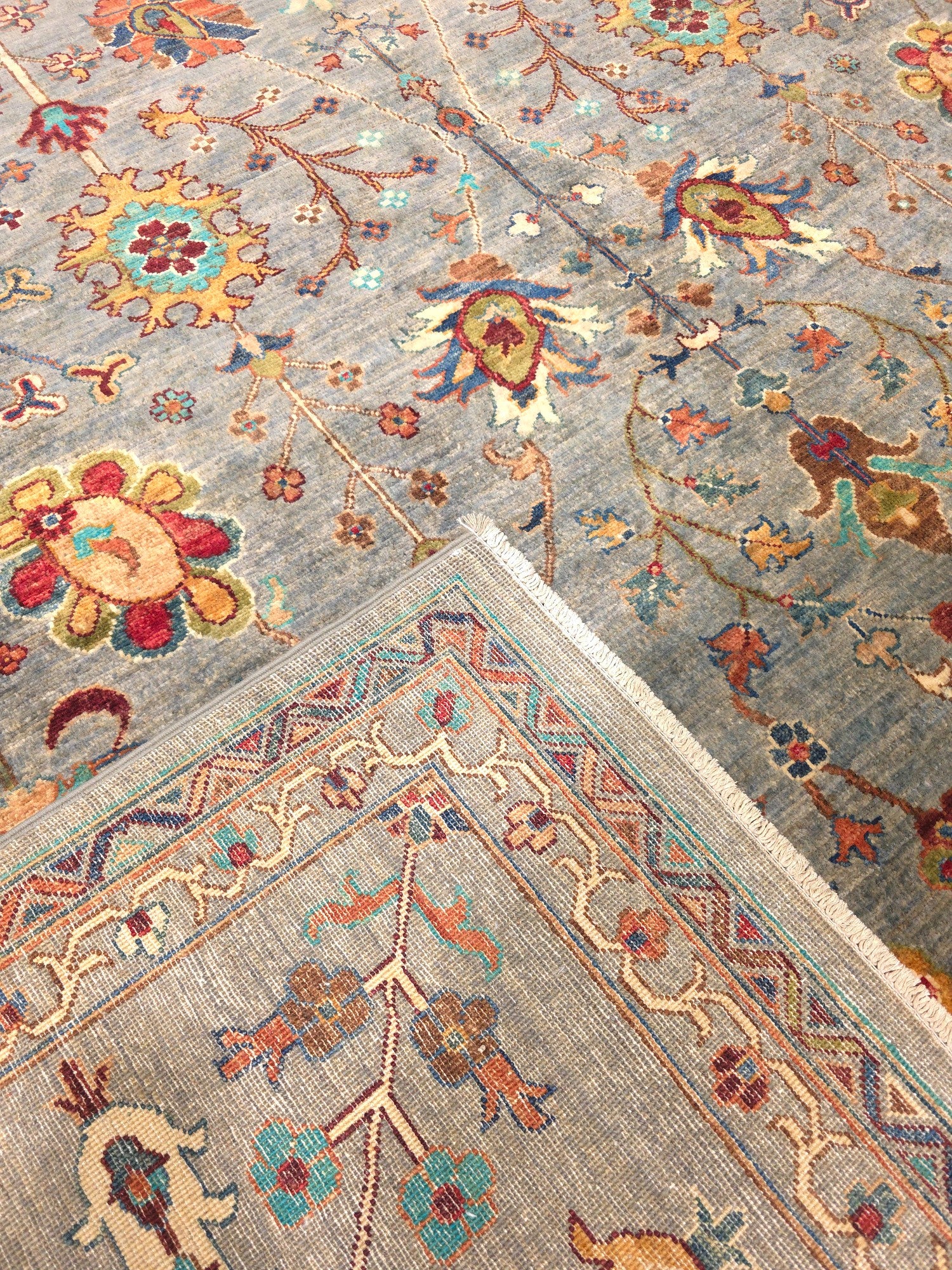 SULTANI - GREY - 3.78m x 2.74m