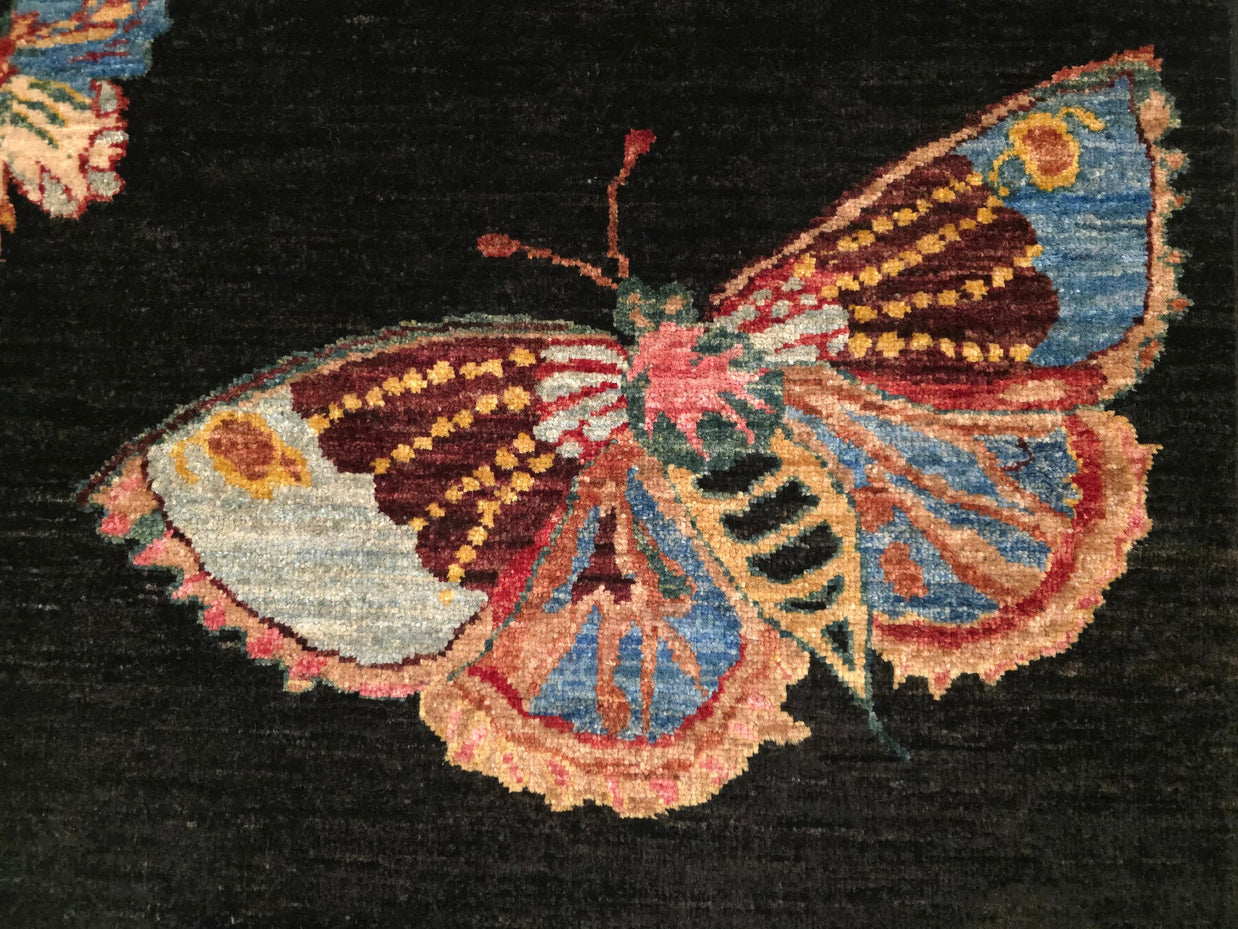 CONTEMPORARY BUTTERFLY  RUG - 2.1m x 1.59m