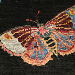 CONTEMPORARY BUTTERFLY  RUG - 2.1m x 1.59m