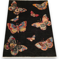 CONTEMPORARY BUTTERFLY  RUG - 2.1m x 1.59m