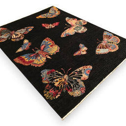 CONTEMPORARY BUTTERFLY  RUG - 2.1m x 1.59m