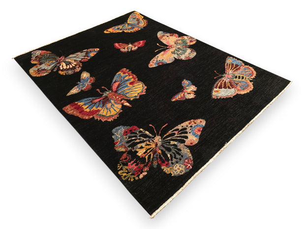 CONTEMPORARY BUTTERFLY  RUG - 2.1m x 1.59m